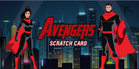Игра Avengers Scratch Card